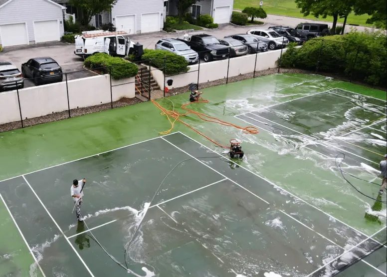 South Euclid Power Washing professional cleaning outdoor surfaces at South Euclid property