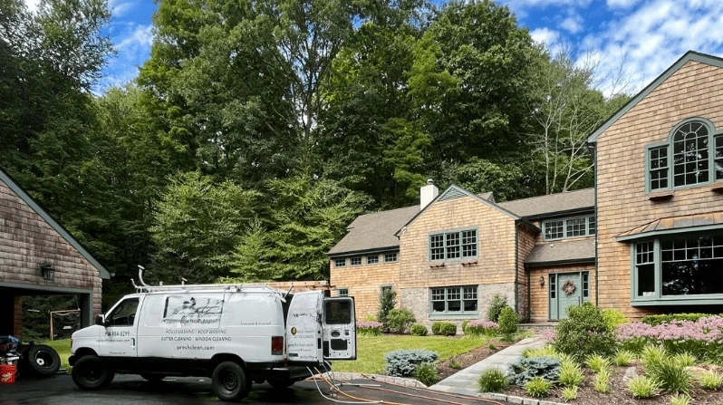 South Euclid Power Washing power washing crew working in Lyndhurst, OH